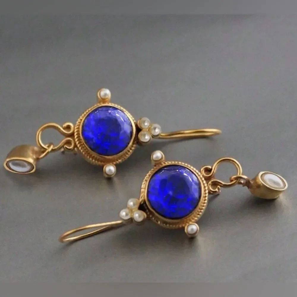 Vintage style drop earrings A1092